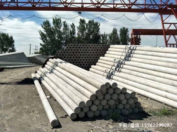 柳州190*10米非预应力水泥电线杆